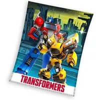 Wohndecke Transformers Cybercore coral fleece Polar-Decke 130x160cm, Transformers, Geschenkidee für Mädchen und Jungen