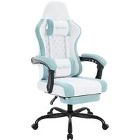 Woltu Gaming-Stuhl (1 St), mit Massagefunktion, ergonomisch, 150 kg, Netzstoff