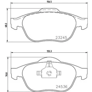 Hella Bremsbel?ge vorne Renault Laguna Sc?nic