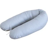 Loolay Seitenschläferkissen M/ L oder L/ XL Schwangerschaftskissen Stillkissen Schlafen Kissen, M/ L oder L/ XL Lagerungskissen + 100% Baumwolle Bezug 170 und 190 cm, Standard & X-LARGE Kissen SUPER Geschenk für Schwangern Seitenschläfer, LOOLAY® - 1
