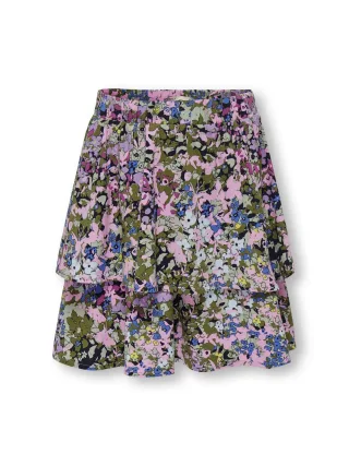 KIDS ONLY - KOGNINA LAYERED SKIRT PTM abbey stone - Gr. - 158