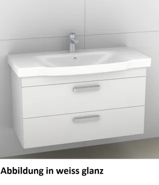 Artiqua 414 Waschtischunterschrank für Sentique 5142A1 Quarzgrau Hochglanz Select, 414-WU2L-V39-7162 414-WU2L-V39-7162-172
