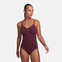 cfab Shaping-Body Bodysuit Sculpting Shapewear mit String-Burgundy-5XL (1-tlg)