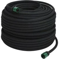 vidaXL Saugschlauch Tropfschlauch Schwarz 0,6" 100 m Gummi, (1 St)