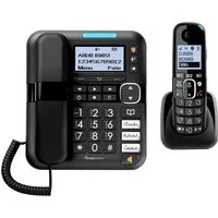 Amplicomms Amplicomms BigTel 1580 Combo EU Schnurgebundenes Seniorentelefon Frei Seniorentelefon