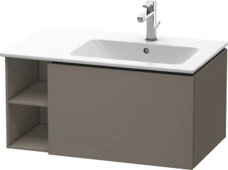 Duravit L-Cube Waschtischunterbau wandhängend Flanell Grau Seidenmatt 820x481x400 mm - LC619209090 LC619209090