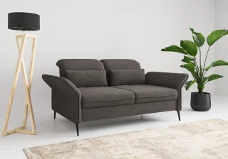 sit&more 2,5-Sitzer "Emely, inkl. Sitztiefenverstellung" wahlweise mit Bettfunktion, Kopf- & Armteilverstellung