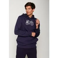GreenBomb Hoodie Star Bike Night Motiv Fahrrad (1) Sommer Hoodie, reduziertes Stoffgewicht, Bio-Baumwolle, GOTS