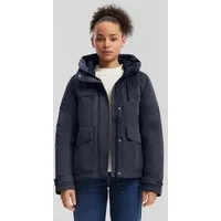 QS Winterjacke Outdoor-Jacke Gefütterte Jacke mit Kapuze