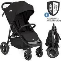 Joie Kinder-Buggy Litetrax Pro Air - Shale, Sportwagen mit Liegeposition, Luftreifen & Einhand-Faltung bis 22 kg
