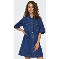 ONLY Jeanskleid ONLBELLE S/S BUTTON DRESS DNM GUA NOOS
