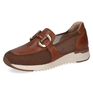 CAPRICE - Da.-Slipper cognac comb - Gr. - 37