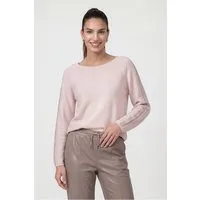 Monari Rundhalspullover Pullover Basic Schmuck Regular fit mit Schmuckelementen