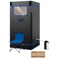 KOMFOTTEU Sauna, Dampfsauna tragbar mit Fernbedienung und Timer