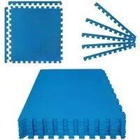 Montafox Pool-Bodenschutzfliese Poolmatte 8er Set 60 x 60 x 1 cm erweiterbares Stecksystem