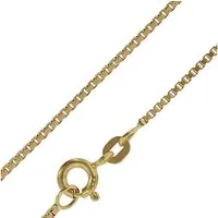trendor Kette ohne Anhänger für Anhänger 333 Gold Venezianer Kette 0,9 mm