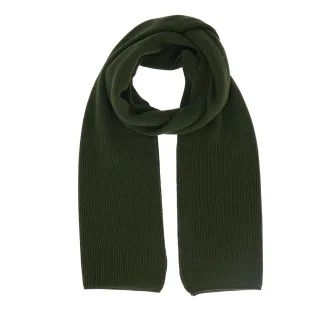 Halsüberkopf Accessoires - 180x30 Schal fein gestrickt khaki - Gr. - OS