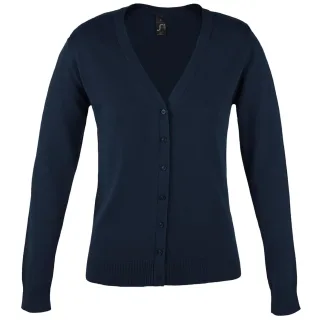 SOLS Damen/Damen Golden V-Ausschnitt Strickjacke (Navy)