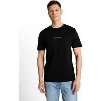 TOM TAILOR Denim Kurzarmshirt mit großem Rückenprint