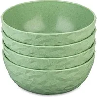 KOZIOL Schale CLUB BOWL, Kunststoff, (Set, 4-tlg), 700 ml, spülmaschinengeeignet, melaminfrei, CO² neutrale Produktion