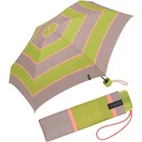 Esprit Taschenregenschirm Mini Regenschirm Petito Collegiate Stripe, winzig klein, mit Streifen-Muster - atmosphere