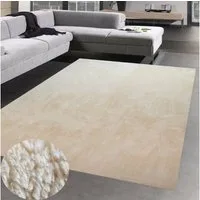 Carpetia Teppich Uni, rechteckig, Höhe: 16 mm, super soft & flauschig mit extra dichter Florstruktur