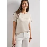 STREET ONE Kurzarmshirt Sommershirt mit Working