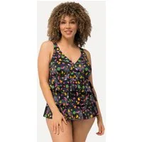 Ulla Popken Tankini Tankini Früchte Softcups Volants recycelt