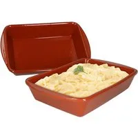 MamboCat Auflaufform 2er Set Auflaufform Ton 26x19cm - 99522, Steingut
