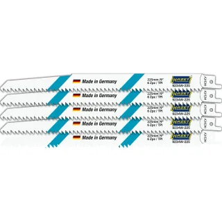 HAZET Sägeblätter Satz 6 – 100 mm, 5-Stück - 9234W-225/5