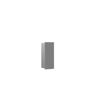 Emco Asis Pure Unterputz-Toilettenbürsten-Modul 975551505 170x435mm, Anschlag rechts, diamantgrau