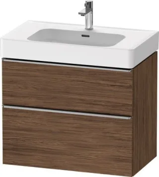 Duravit D-Neo Waschtischunterbau wandhängend Nussbaum dunkel Matt 784x452x625 mm - DE4377070210000 DE4377070210000
