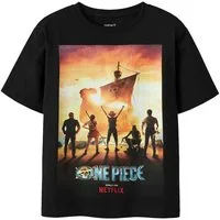 Name It Kurzarmshirt NKMMALIM ONEP SS NREG TOP BOX BFU Baumwollmischung, Fotodruck der Serie "One Piece"