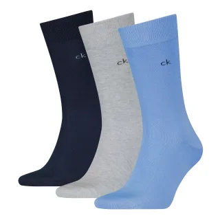 Calvin Klein Socken "CK MEN SOCK" 3 Paar, uni, Cotton-Mix, breiter Bund