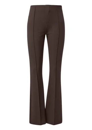 Q/S designed by - Bootcut-Hose braun - Gr. - 34