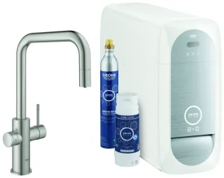 Grohe Blue Home Starter Kit 31543 auszb. Mousseur Bluetooth/WIFI U-Asl.supersteel, 31543DC0 31543DC0