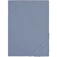 Biberna Spannbettlaken HERMAL Melange Flanell uni, kuschelig weich, Flanell, Gummizug: rundum, (1 Stück), 100% Baumwolle, weich+warm, Matratzenhöhe bis 22 cm, Made in Germany