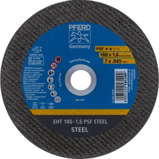 PFERD TOOLS Trennscheibe EHT gerade Universallinie PSF STEEL für Stahl - 61719121