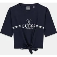 Guess T-Shirt - Boxy Logo T-Shirt - Tshirt Damen - Kurzarmshirt - Crop Top
