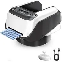 Topcony Spiel Automatischer Kartengeber 360° Drehung für 1–4 Decks, Karten Verteiler, 2–8 Spieler Eingebaute Spielmodi Wiederaufladbar