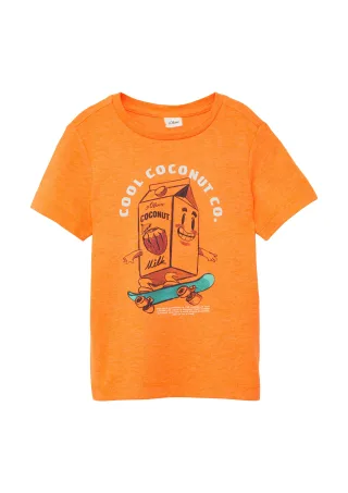 s.Oliver - T-Shirt orange - Gr. - 116/122