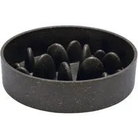 Designed By Lotte Antischlingnapf Antischling-Napf Pom grau aus Bambus für Hunde