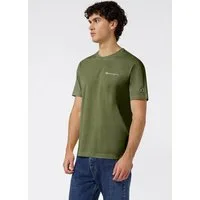 Champion T-Shirt ICONS CONTRAST SS Tee Kurzarm, mit Rundhalsausschnitt, aus Baumwolle, sportlicher Schnitt