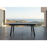 Gardissimo Gartentisch Estabulo anthrazit, 172/243 x 100 cm (Ausziehtisch, 1-St., 1 Tisch), Voll-Aluminium ausziehbar wetterfest