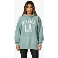 Worldclassca Hoodie Worldclassca Oversized Hoodie LA Kapuzenpullover Washed Sweatshirt NEU