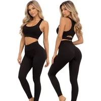 Leggings Park Set: Sport-BH Tik Tok Set/Push Up po und BH-Set / Workout/Fitness/ (Sehen Sie mit Leggings Park Leggings im Fitnessstudio oder auf der Straße am besten aus und fühlen Sie sich auch so, der perfekte Begleiter für alle sportlichen Aktivit