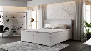 Boxspringbett Schlafzimmerbett OLIVER 180x200cm Beige