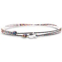 Made by Nami Wickelarmband Minimalistisches Armband mit Karabinerhaken Herren Armband Damen, Maritimes Armband Wasserfest & Verstellbar