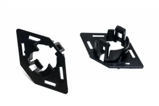 2x PDC Parksensor Halter Kühlergrill mit Wabengitter für Audi A3 8P ab 2008-2013