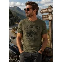 Arizona T-Shirt Kurzarm, lässige Passform, bedruckt, Rundhals, casual